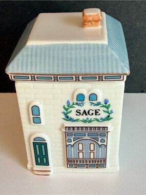 Lenox Spice House “Sage“ 1989 Lenox Spice Village Collection NEW in box